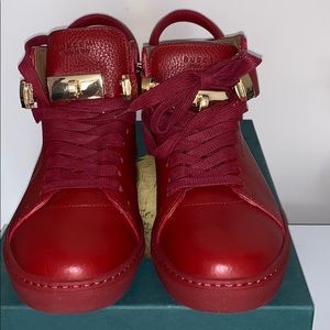 Red Buscemi Sneakers